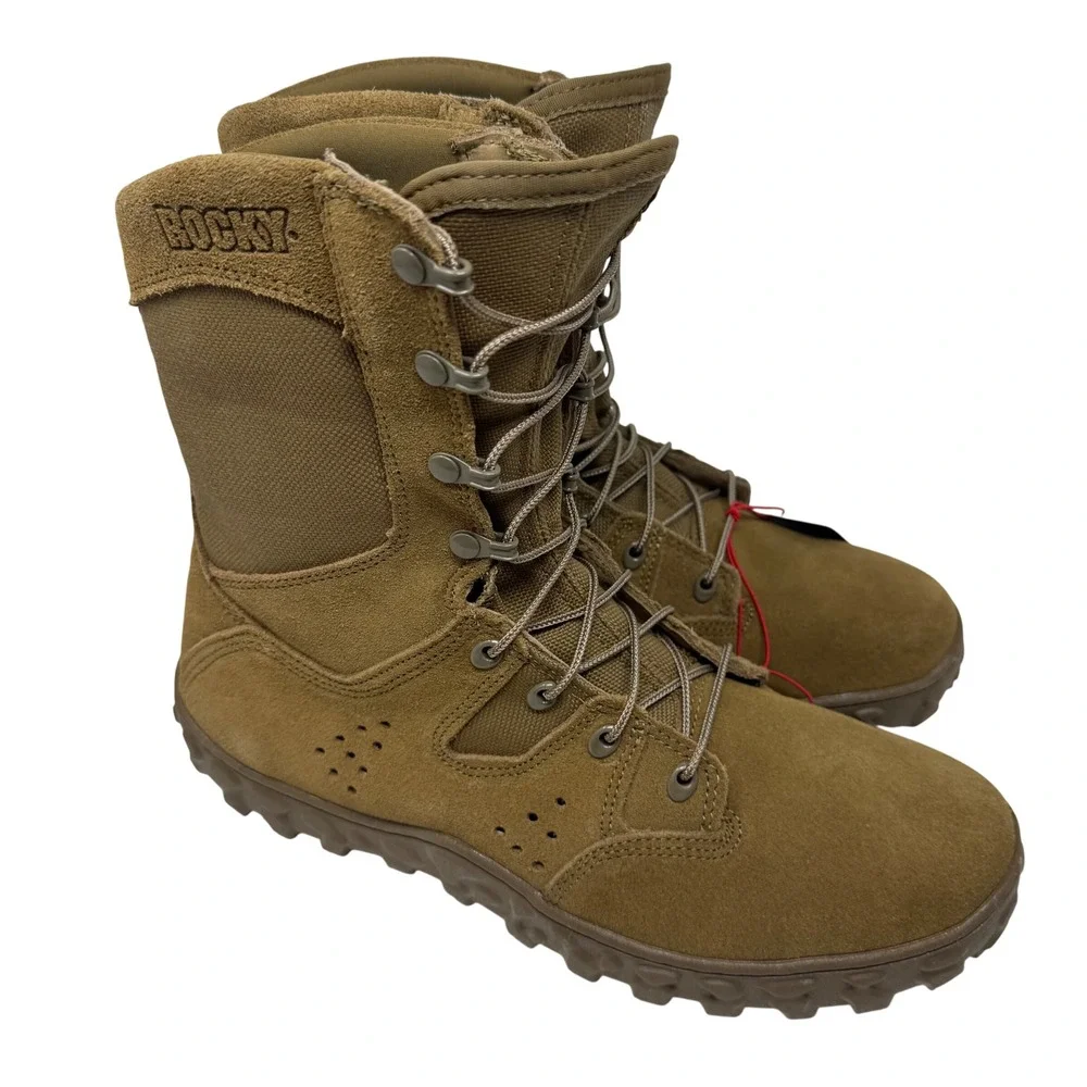 Rocky Mens S2V Lite Predator Military Boots Coyote Brown RKC072 Size 13.5 M New